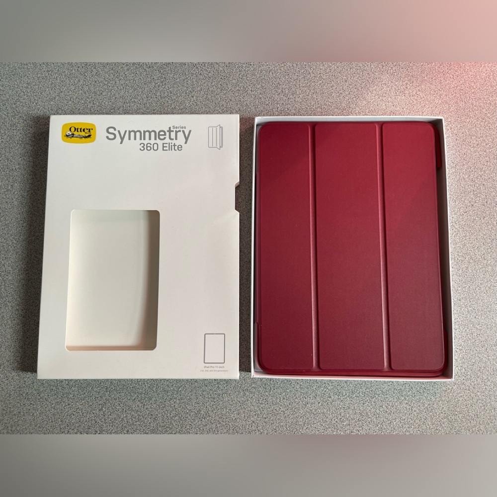 Otter Box Symmetry 360 Elite Red 11” iPad Pro 1st,2nd & 3rd Generation